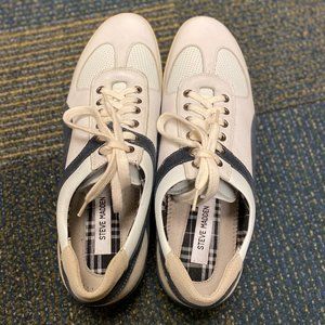 Steve Madden Zeno, Size 12, White/Blue/Grey